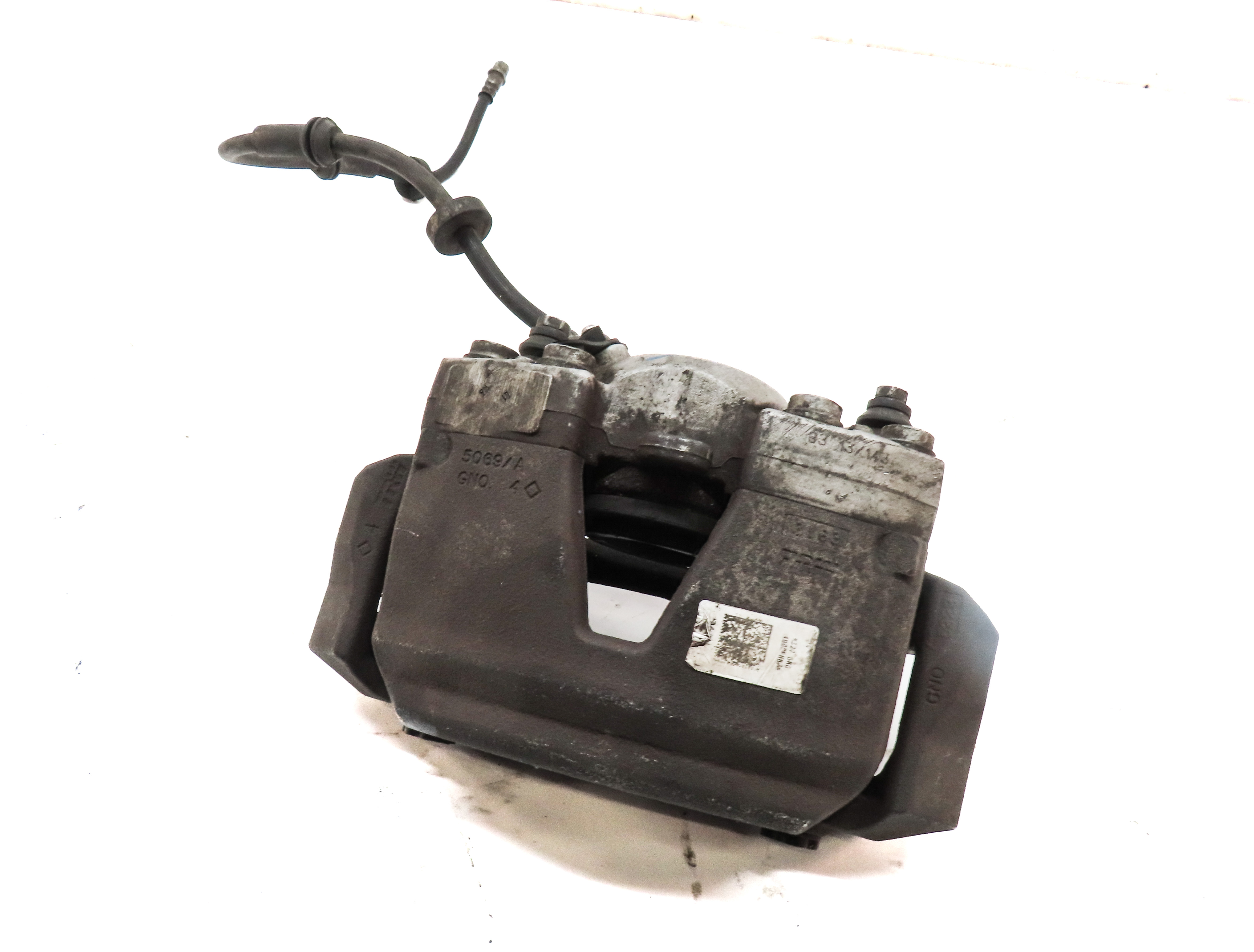 2013-2015 AUDI A6 (C7) FRONT LEFT DRIVER BRAKE CALIPER (345mm 13.58" ROTOR) — exact item pictured